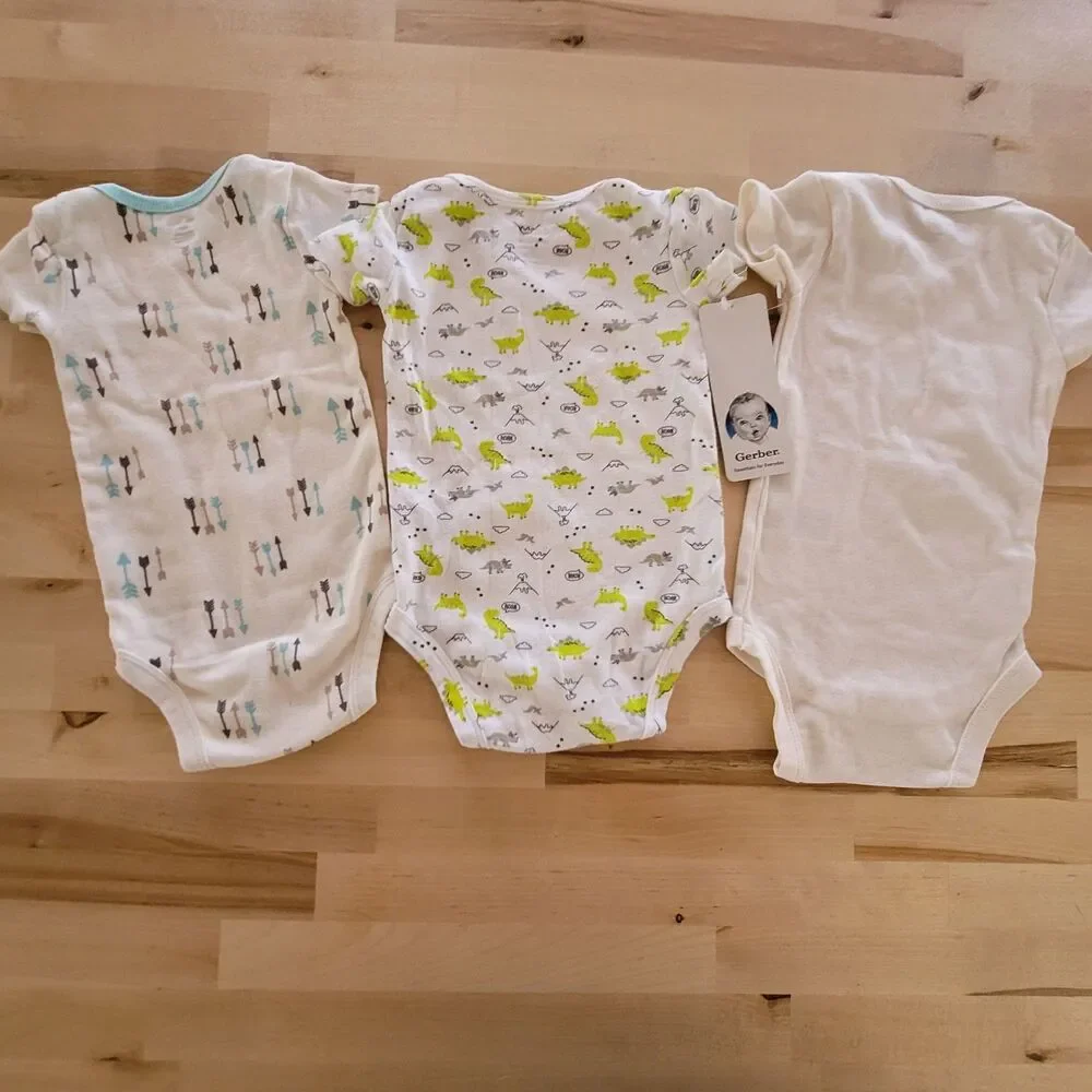 Baby Boy Clothing Lot 3m 3-6m Carter's NEW Spring Summer One Piece Pajamas Blue